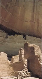 The Whitehouse Ruins in Canyon de Chelley, Utah.